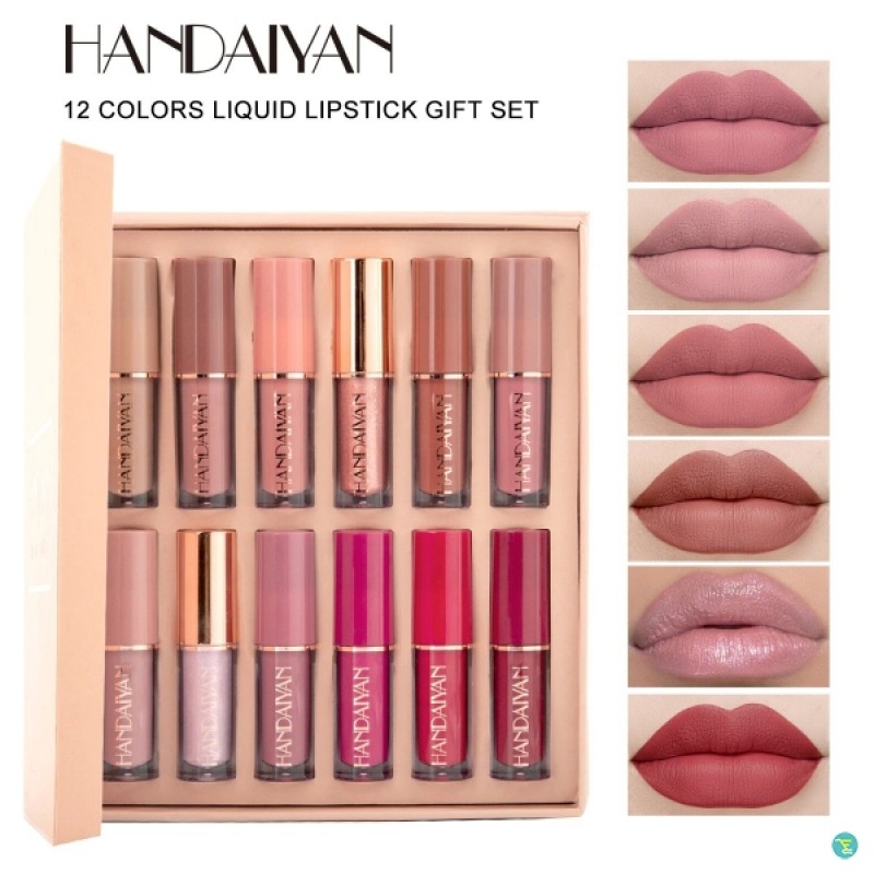 Hanadaiyan Color Book Lipsticks set-12 pcs