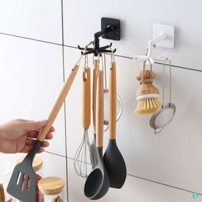 Rotating Kitchen Hooks (২ পিছ)
