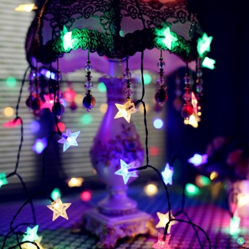28Pcs LED Star Fairy Decorative Lights