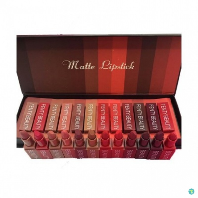 Huda Beauty Matte Lipstick Set Of 12 (Card Box Pack) ৳ 900