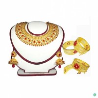 Women's Fashionable Gold Plated Jewelry Set